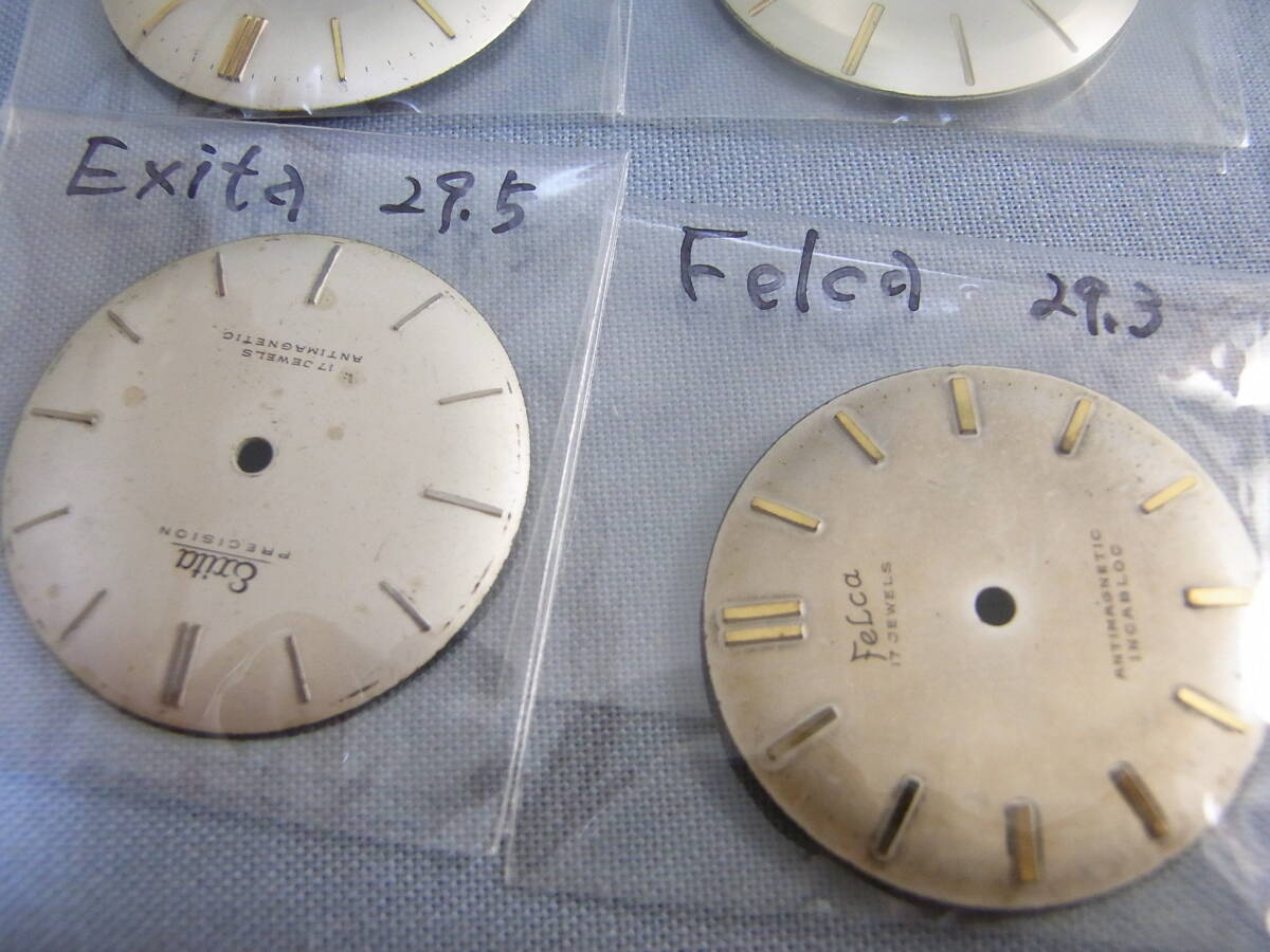 文字板 SWISS 中三針 Felca / Crest等 6枚 ③_画像4