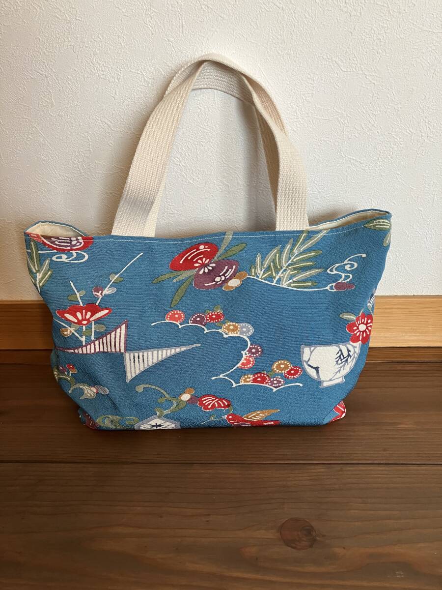 ハンドメイド 着物のトートバッグ