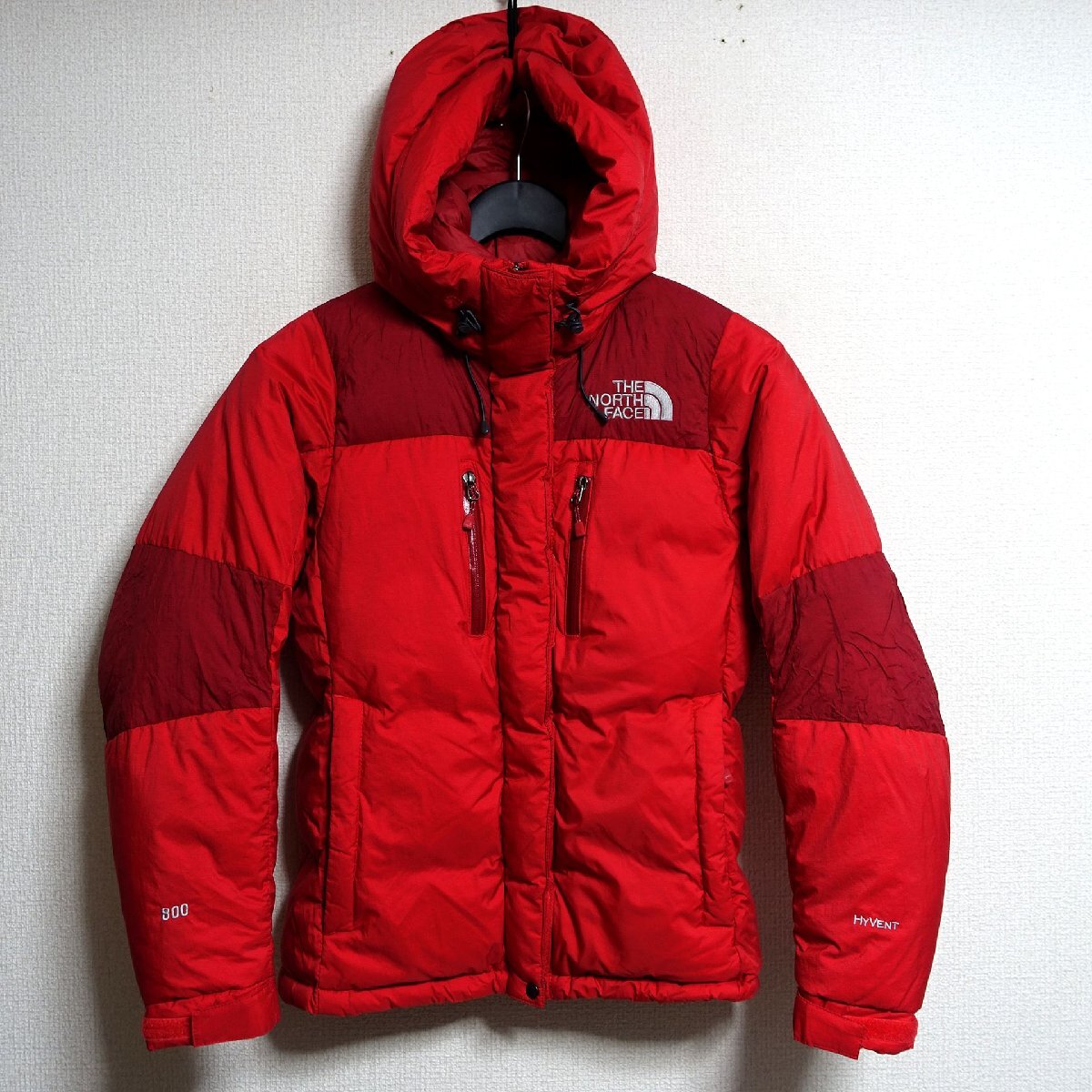 THE NORTH FACE ノースフェイス ハイベント バルトロ プリズム ダウンジャケット 800FP レディース Sサイズ 正規品 レッド Z5149