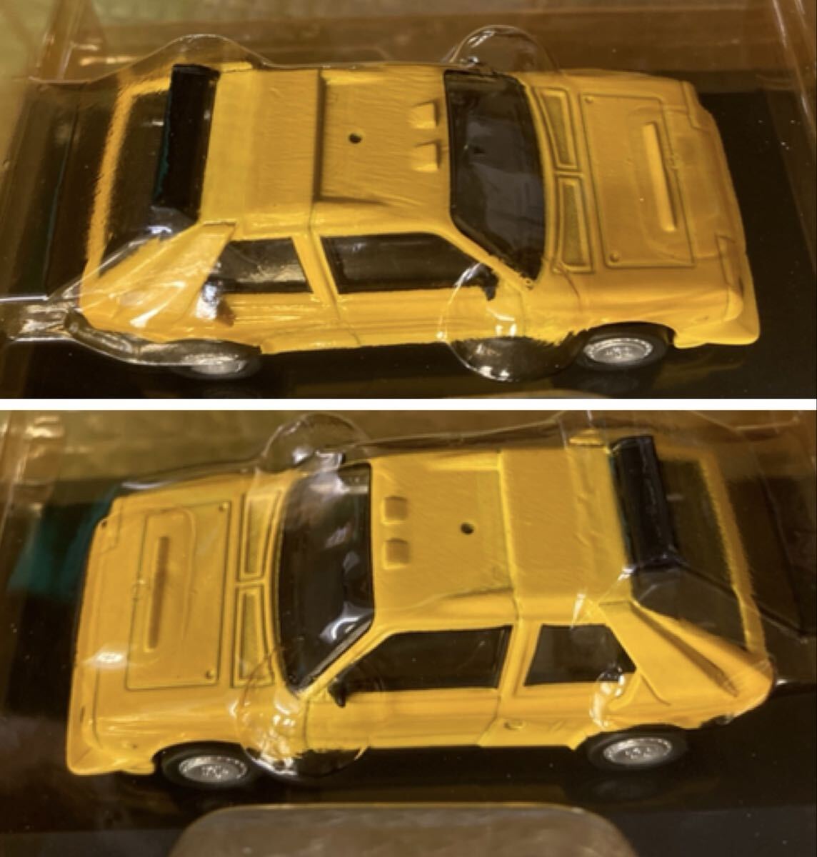 宮3Y★CM's ラリーカーコレクション 1/64★ ランチア デルタ S4 LANCIA DELTA S4★イエロー 黄色★宮沢模型限定スペシャルカラー★WRC_画像4