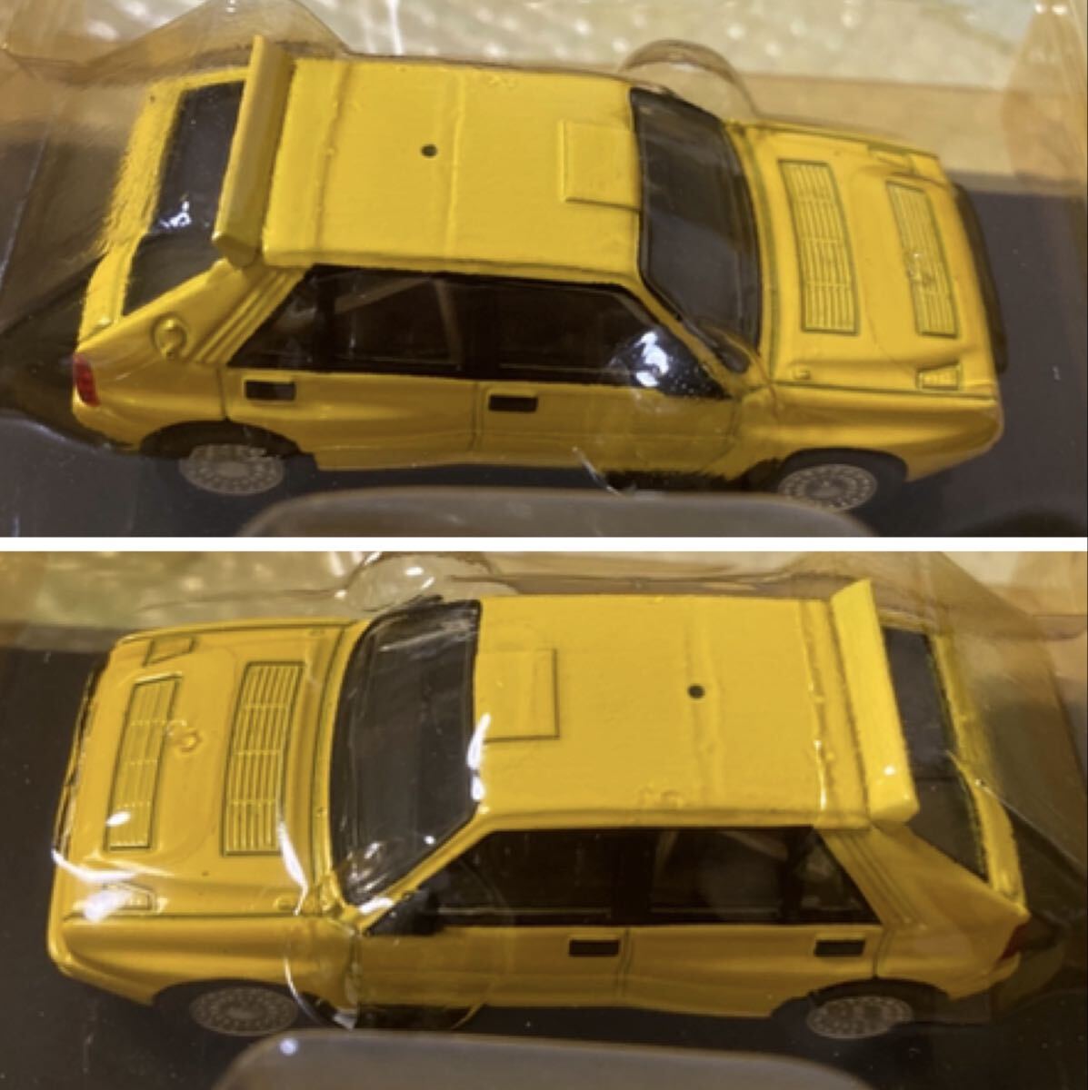 宮6Y★CM's ラリーカーコレクション 1/64★ランチア スーパーデルタ LANCIA SUPER DELTA★イエロー 黄★スペシャルカラー★WRC シーエムズ_画像5