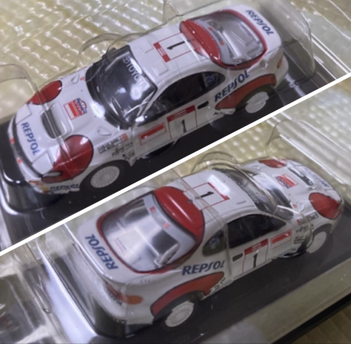 T692★CM's ラリーカーコレクション 1/64★トヨタ セリカ Celica GT-FOUR 1992 ツールドコルス #1★レプソル REPSOL WRC★シーエムズ_画像3