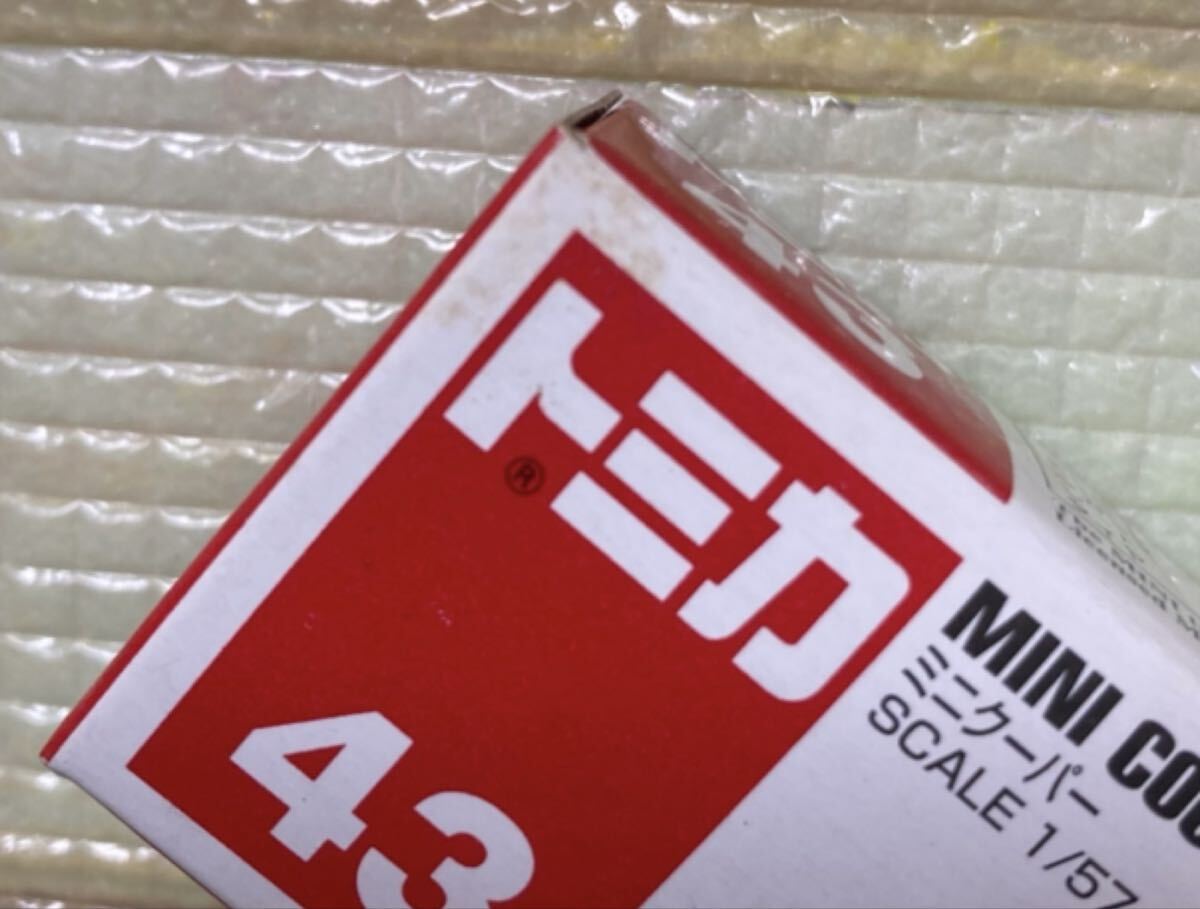 T43★トミカ No.43★ミニクーパー MINI COOPER★新品未使用★新車★ケース入れ★絶版 赤箱 外国車★検索用 BMW_画像9