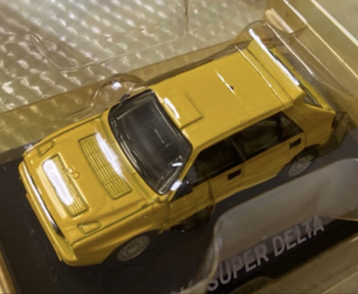 宮6Y★CM's ラリーカーコレクション 1/64★ランチア スーパーデルタ LANCIA SUPER DELTA★イエロー 黄★スペシャルカラー★WRC シーエムズ_画像2