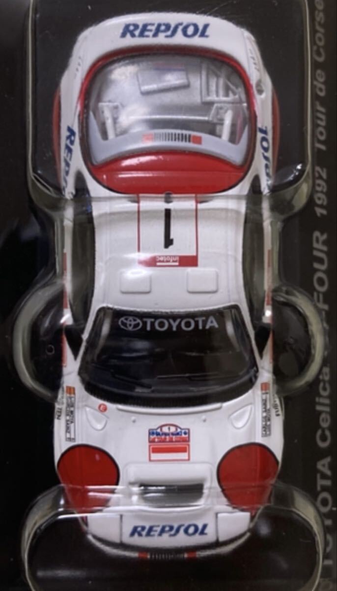 T692★CM's ラリーカーコレクション 1/64★トヨタ セリカ Celica GT-FOUR 1992 ツールドコルス #1★レプソル REPSOL WRC★シーエムズ_画像4