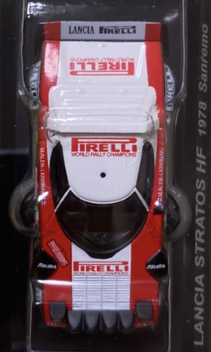 L5_78★CM's ラリーカーコレクション 1/64★ランチア ストラトス1978 LANCIA STRATOS HF #4★サンレモ ピレリ Pirelli★シーエムズ WRC_画像3