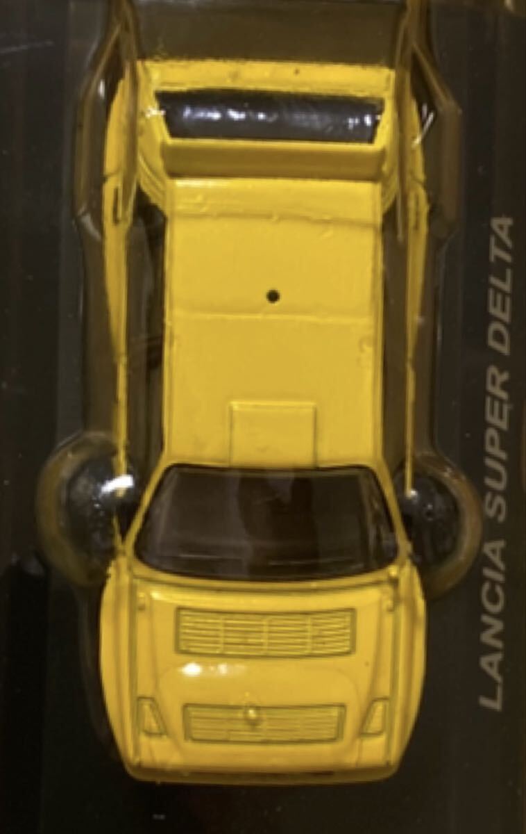 宮6Y★CM's ラリーカーコレクション 1/64★ランチア スーパーデルタ LANCIA SUPER DELTA★イエロー 黄★スペシャルカラー★WRC シーエムズ_画像3
