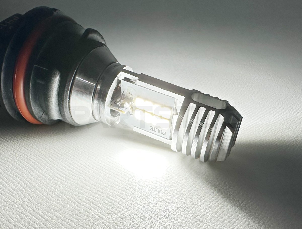 ホンダ モンキーバハ LED ヘッドライト PH11 バルブ ホワイト Hi/Lo 6000k バイク 12V AC DC 直流 交流 純正交換 /146-240