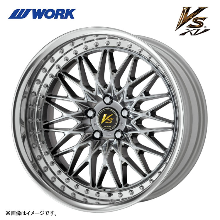 送料無料 ワーク WORK VS XV FULL REVERSE DEEP RIM Odisk 8J-17 +34 4H-100 (17インチ) 4H100 8J+34【1本単品 新品】_画像1