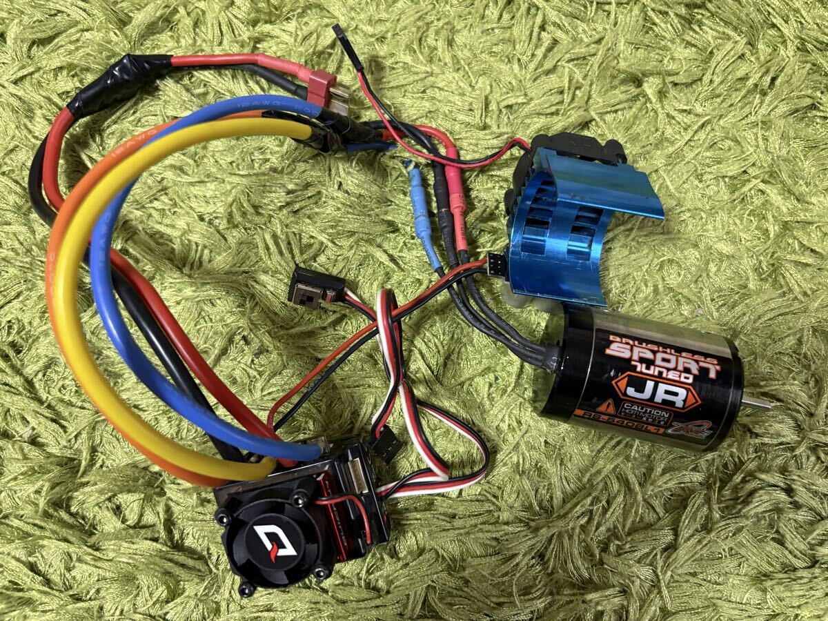 ラジコン　RC ブラシレスアンプ　QUIC RUN 10BL120 クイックラン　ブラシレスモーター　JR RS-540BL1 スピードパッション　SPEED PASSION_画像1