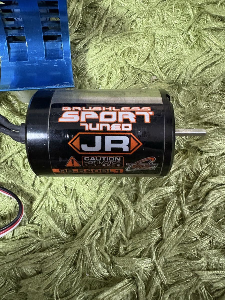 ラジコン　RC ブラシレスアンプ　QUIC RUN 10BL120 クイックラン　ブラシレスモーター　JR RS-540BL1 スピードパッション　SPEED PASSION_画像4