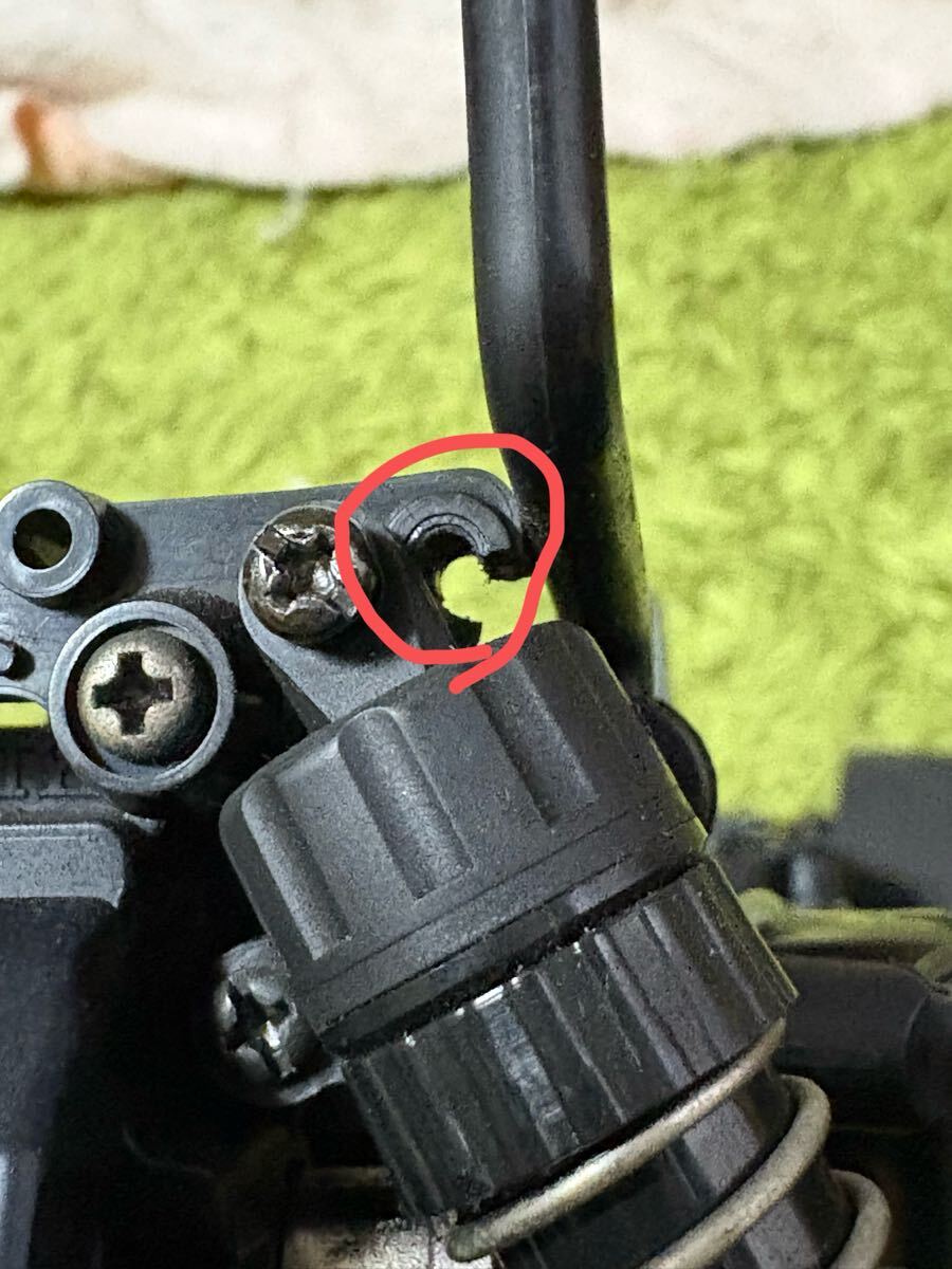 ラジコン RC シャーシ TB-01 前後スタビライザー TAMIYA 田宮 タミヤ　ダンパー取り付け部分1箇所割れあり_画像10