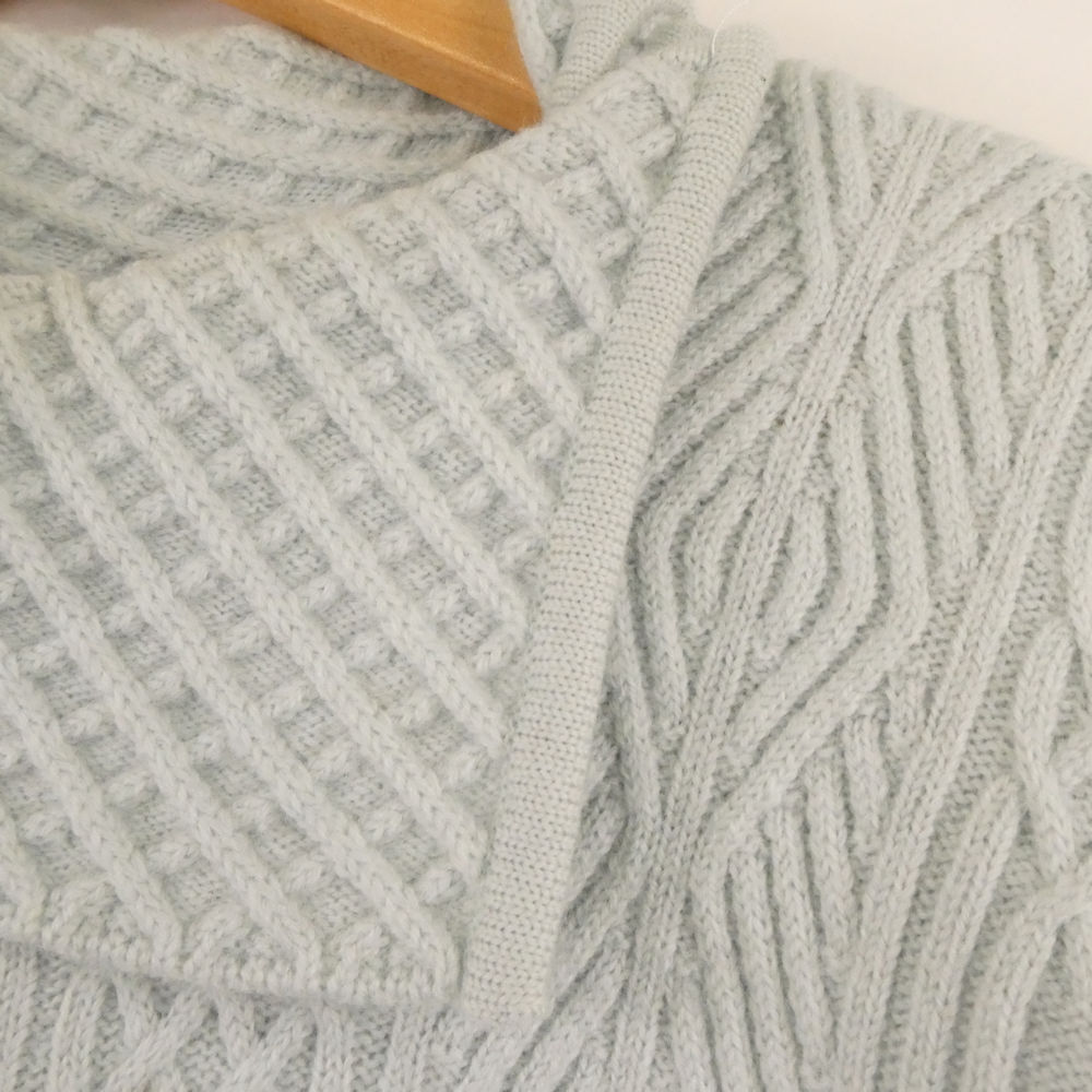 Leilian レリアン ニット サイズ表記なし ウール100％ 長袖 レディース AO3245A21_画像6