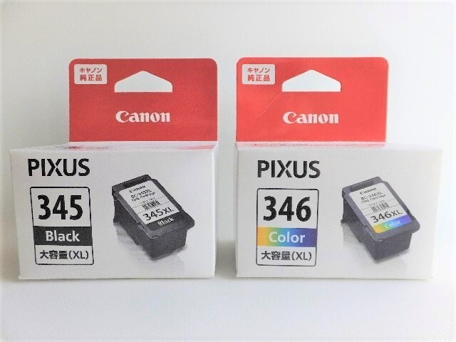 Canon純正インク　BC-345XL　BC-346XL（大容量）新品 2個(gè)セット