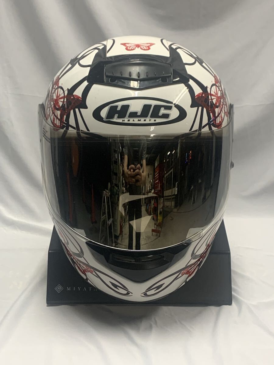 HJC ヘルメット Mサイズ　 フルフェイスヘルメット　クリアシールドおまけ付き_画像3
