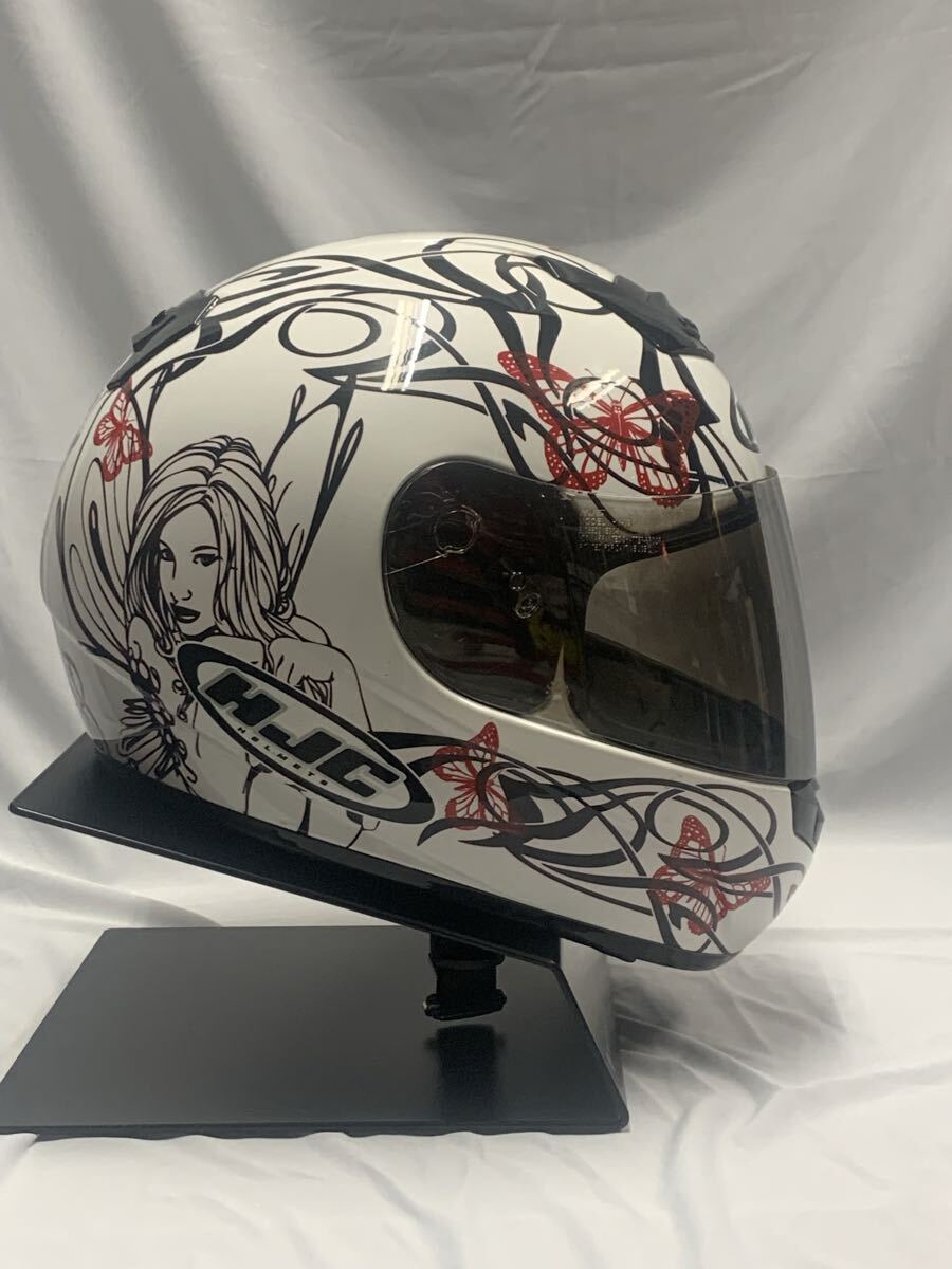 HJC ヘルメット Mサイズ　 フルフェイスヘルメット　クリアシールドおまけ付き_画像4