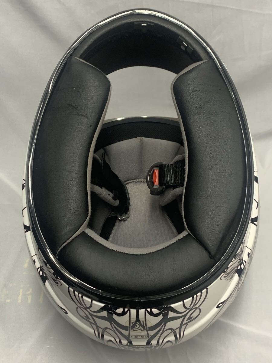 HJC ヘルメット Mサイズ　 フルフェイスヘルメット　クリアシールドおまけ付き_画像9