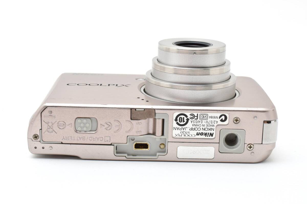 美品】Nikon COOLPIX S520 シルバー 動作確認済み
