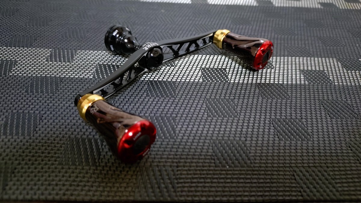 １円スタート売り切り ☆美品☆スクイッドマニア　SQUID MANIA 　DAIWA　ダイワ用　ダブルハンドル　フォルテ　カスタムノブ_画像2