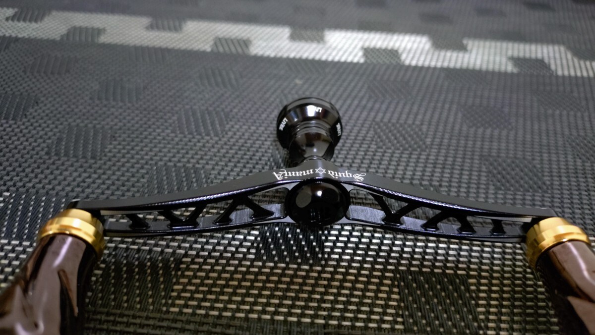 １円スタート売り切り ☆美品☆スクイッドマニア　SQUID MANIA 　DAIWA　ダイワ用　ダブルハンドル　フォルテ　カスタムノブ_画像9