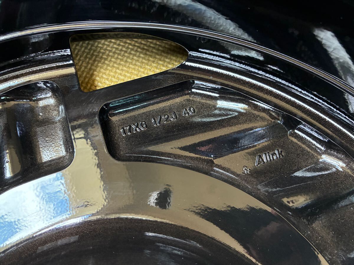 新車外し 日産 NOTE AURA ノート オーラ 純正 ホイール4本セット 17インチ6.5J+40 100-4H 熊本(送料安い)_画像6