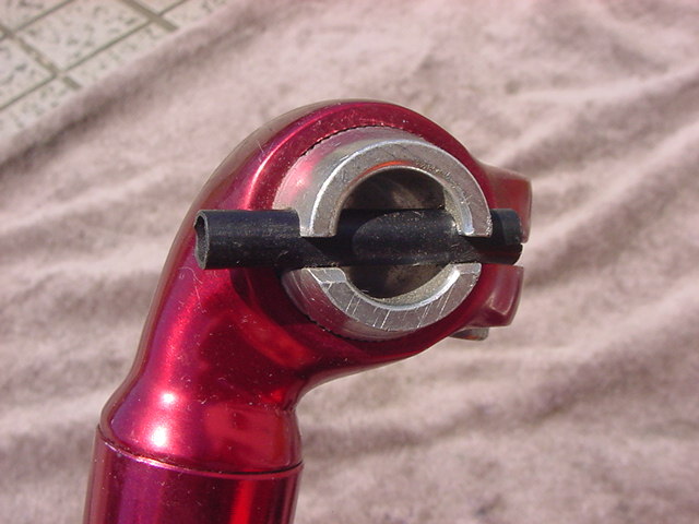 Aluminum製 seat pillar 31.6φ/360㎜ RED 未使用品_画像2