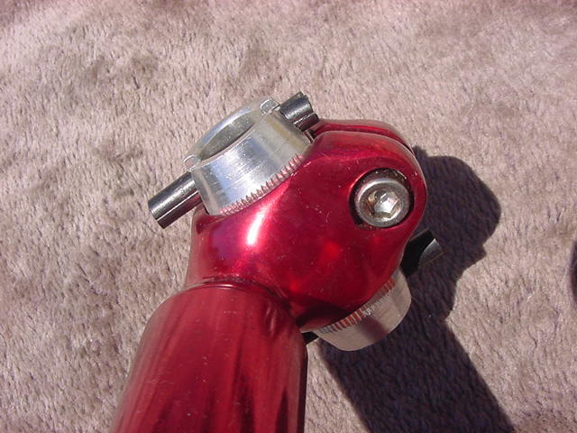 Aluminum製 seat pillar 31.6φ/360㎜ RED 未使用品_画像1