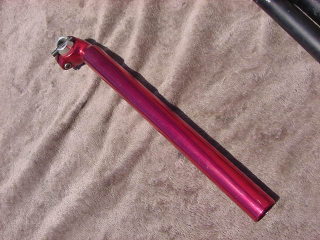 Aluminum製 seat pillar 31.6φ/360㎜ RED 未使用品_画像7