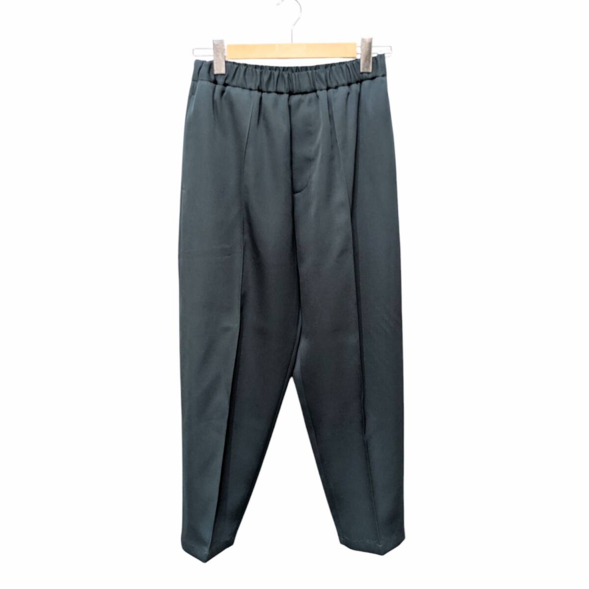 JIL SANDER ジルサンダー ウールギャバジン イージーパンツ ボトム PR JM ZN 0013 グリーン系 サイズ 44_画像1