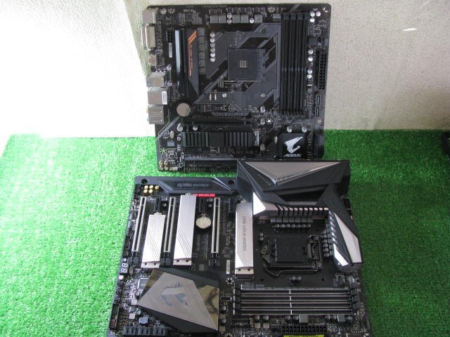 o2415/マザーボード 2個/GIGABYTE Z390 AORUS MASTER,B450 AORUS M