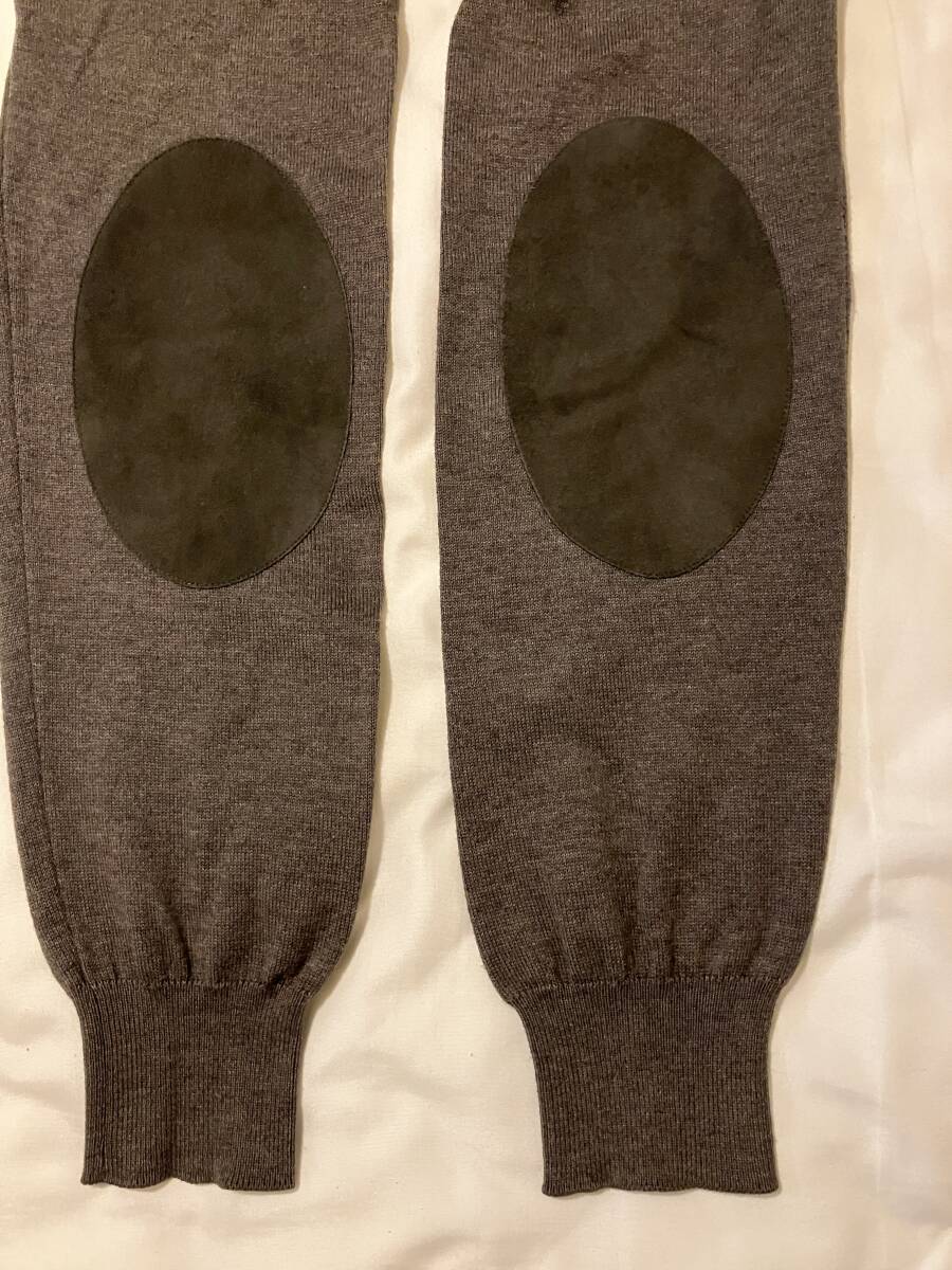 【Size S 送料無料】 Maison Martin Margiela（メゾン マルタン マルジェラ） 14 エルボーパッチカーディガン カーキ 美品_画像6