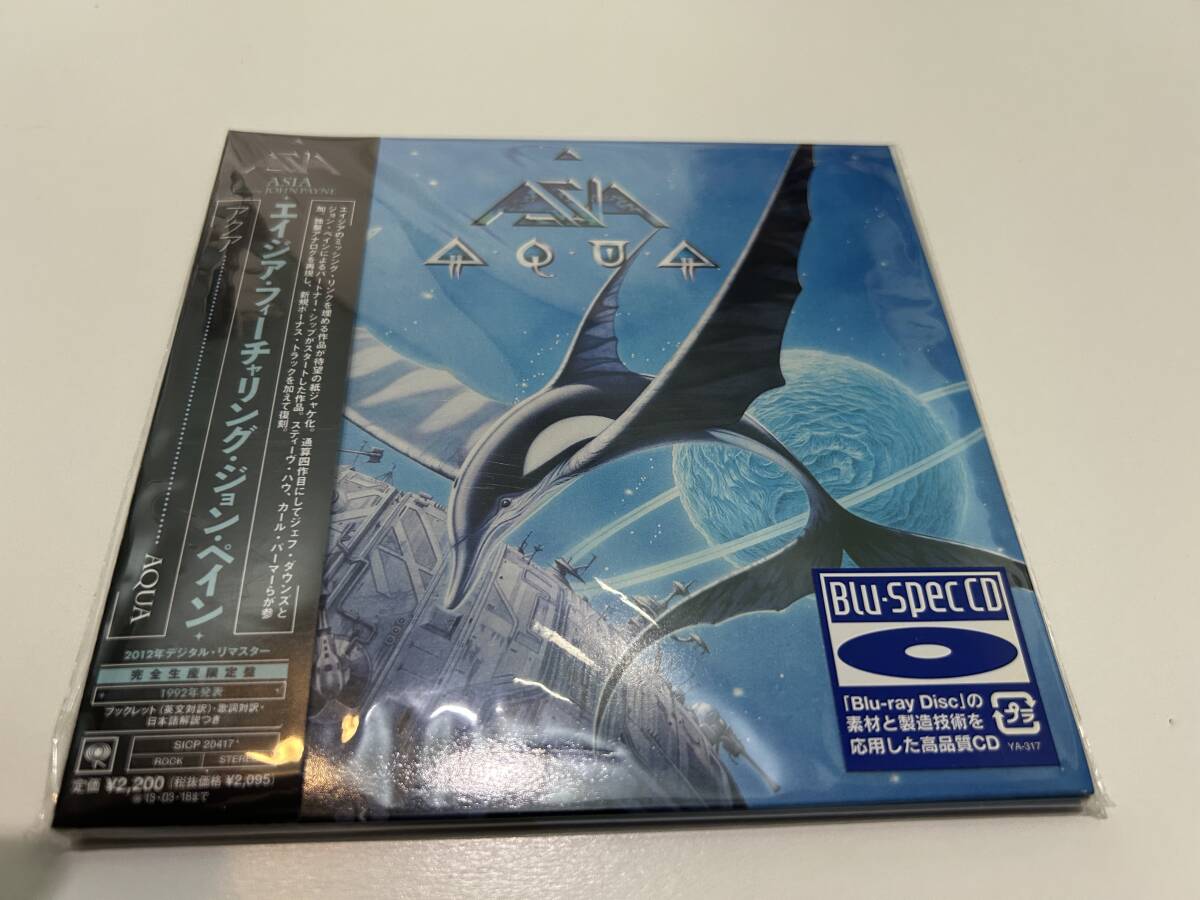 ASIA/AQUA リマスター紙ジャケ仕様　 国内盤Blu-Spec CDエイジア_画像1