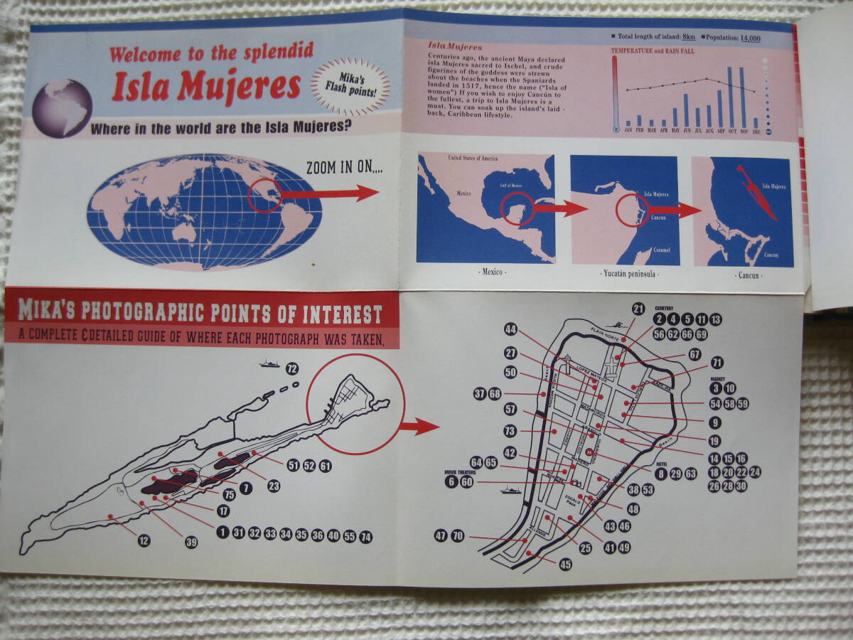 サイン本　蜷川実花『BABY BLUE SKY．』写真集　メタローグ■ベビーブルースカイ/めがみがすむ島、イスラ・ムヘーレス　メキシコ■古本_画像9