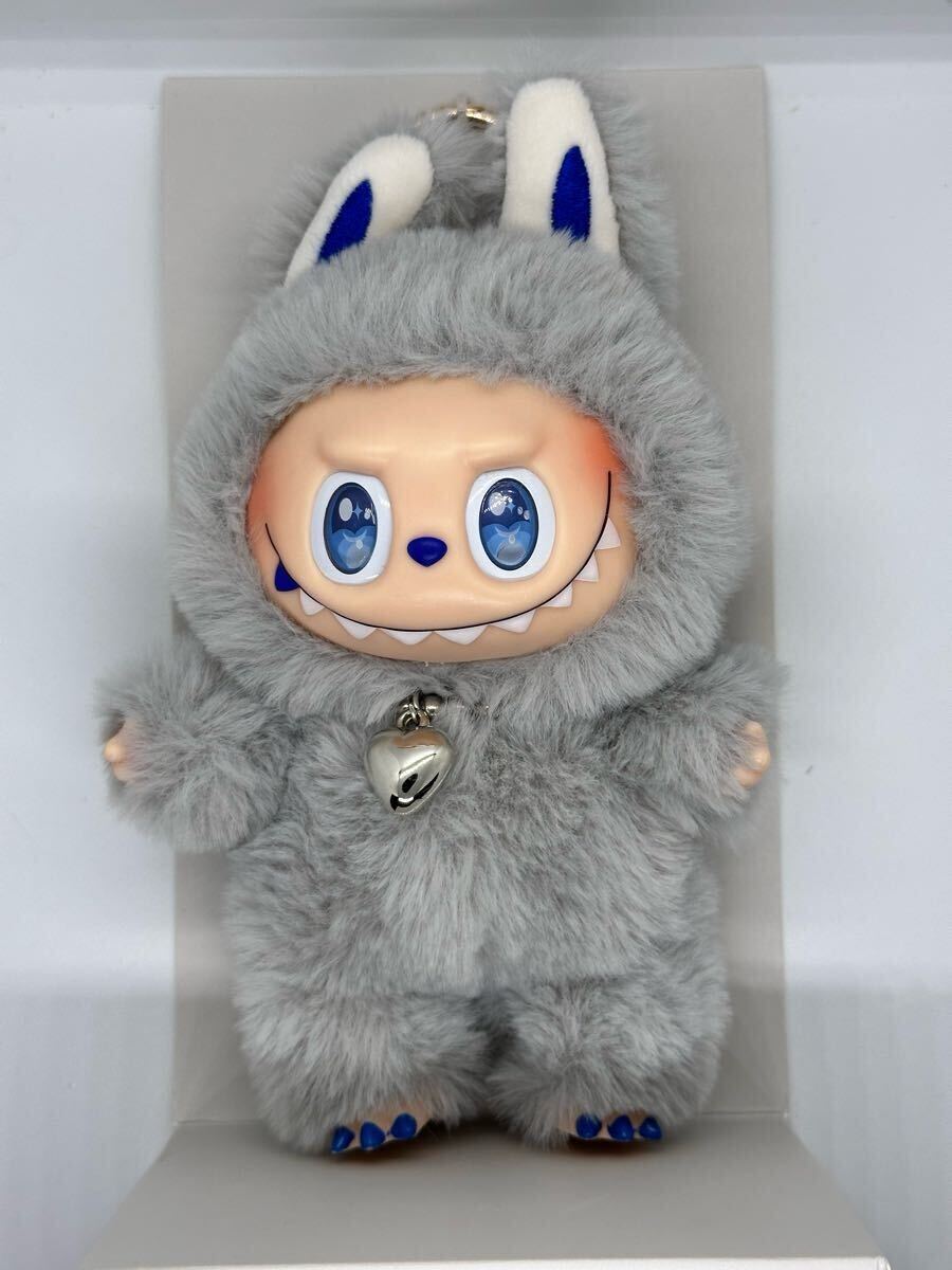 Zimomo 小灰灰 LABUBU　ふわふわ　海外限定POPMART Bibian 比比昂- Zimomo 小灰灰LABUBU ふわふわ海外限定POPMART