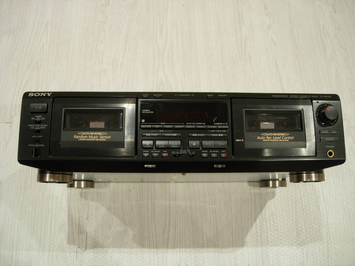 SONY　ステレオカセットデッキ　TC-WE725　ジャンク品