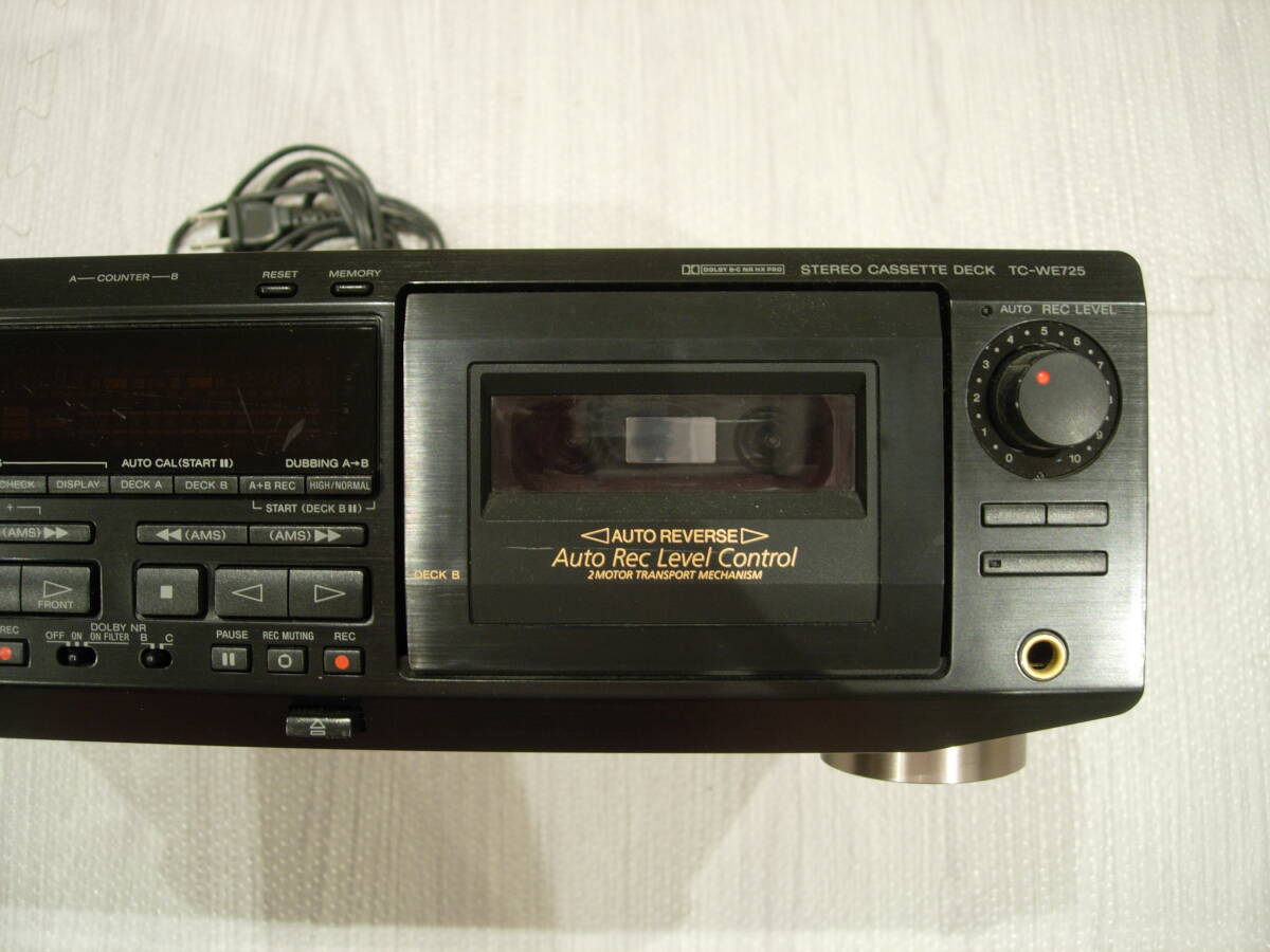 SONY　ステレオカセットデッキ　TC-WE725　ジャンク品