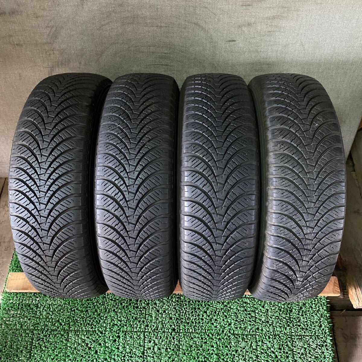 バリ山 オールシーズン DUNLOP 155/65R13 73H 年式2023 残り:約5〜6mm 8分山 沖縄離島発送不可_画像1
