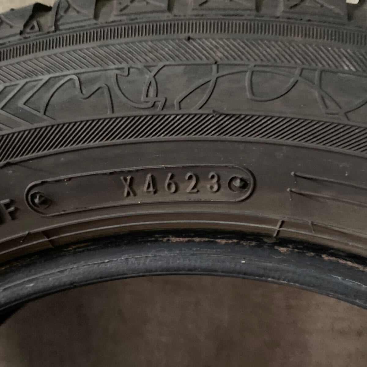バリ山 オールシーズン DUNLOP 155/65R13 73H 年式2023 残り:約5〜6mm 8分山 沖縄離島発送不可_画像10