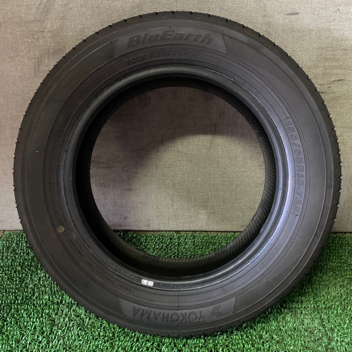 バリ山 ヨコハマ 155/65R13 73S 年式2024 残り:約6mm 8分山 沖縄離島発送不可_画像8