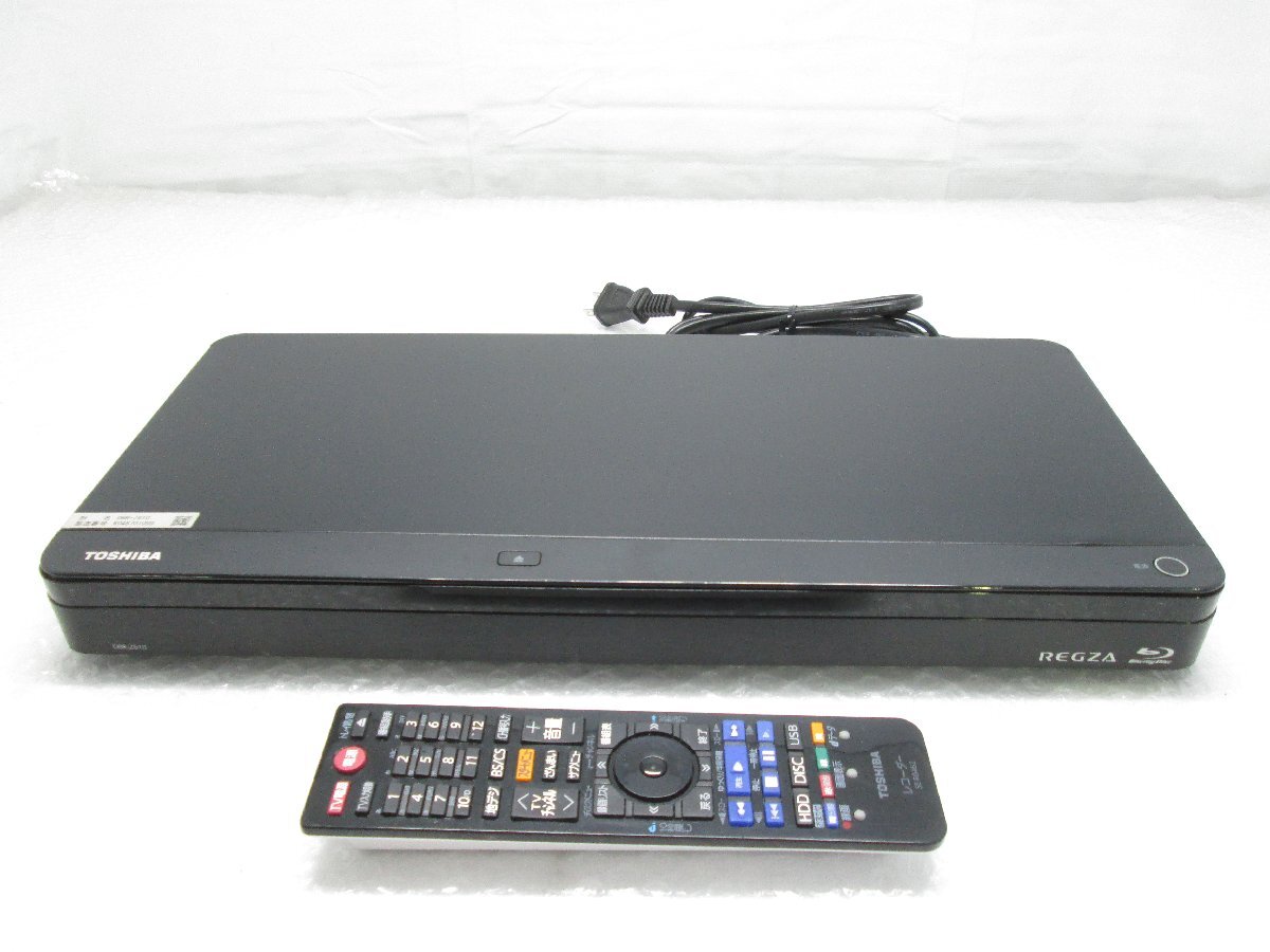 ◎TOSHIBA 東芝 レグザ ブルーレイディスクレコーダー 2番組同時録畫 HDD/500GB DBR-Z610 2016年制 リモコン付き w92324
