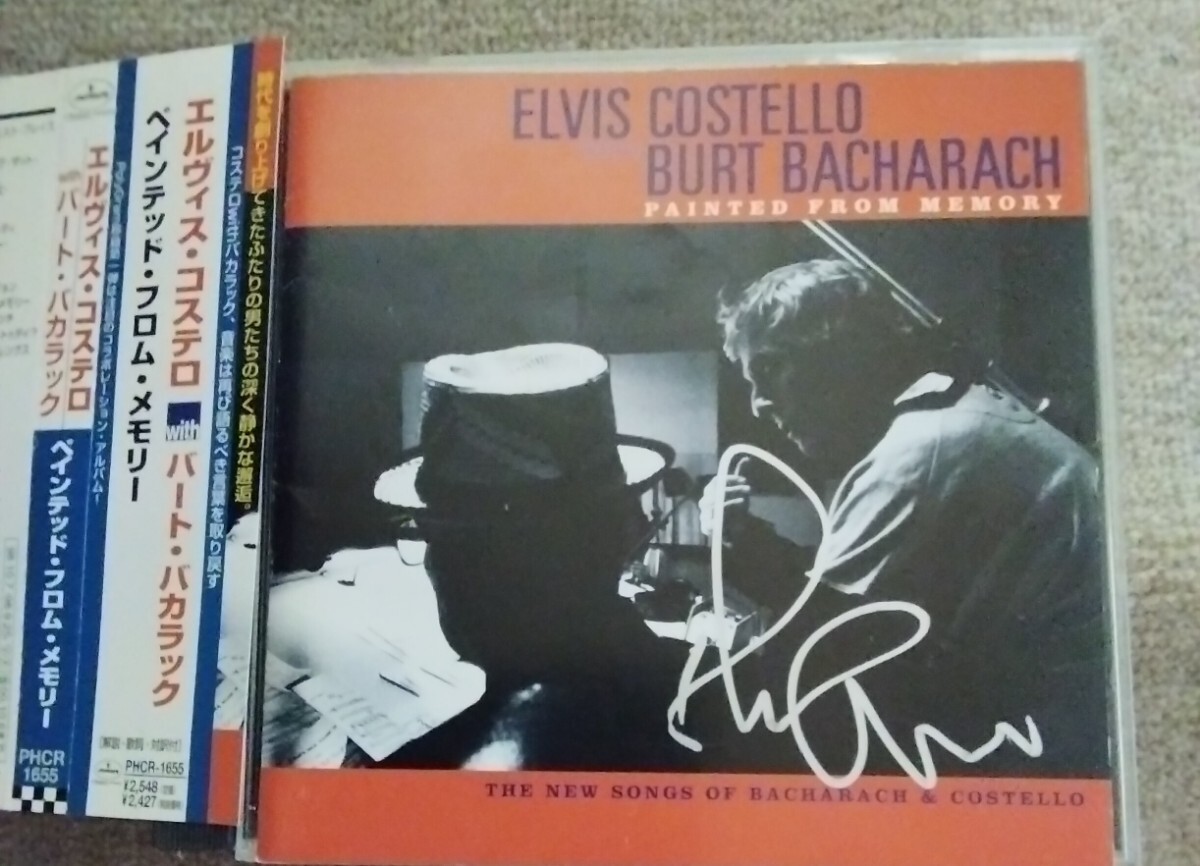 エルビス?コステロ直筆サイン入りＣＤ