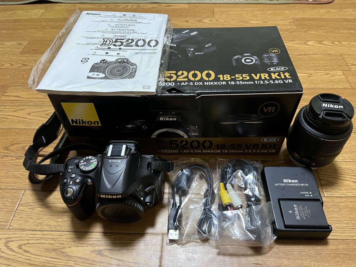 Nikon D5200 18-55VR Kit ニコン一眼レフ ニコン 一眼レフデジタルカメラ Nikon D5200 18-55VR キット