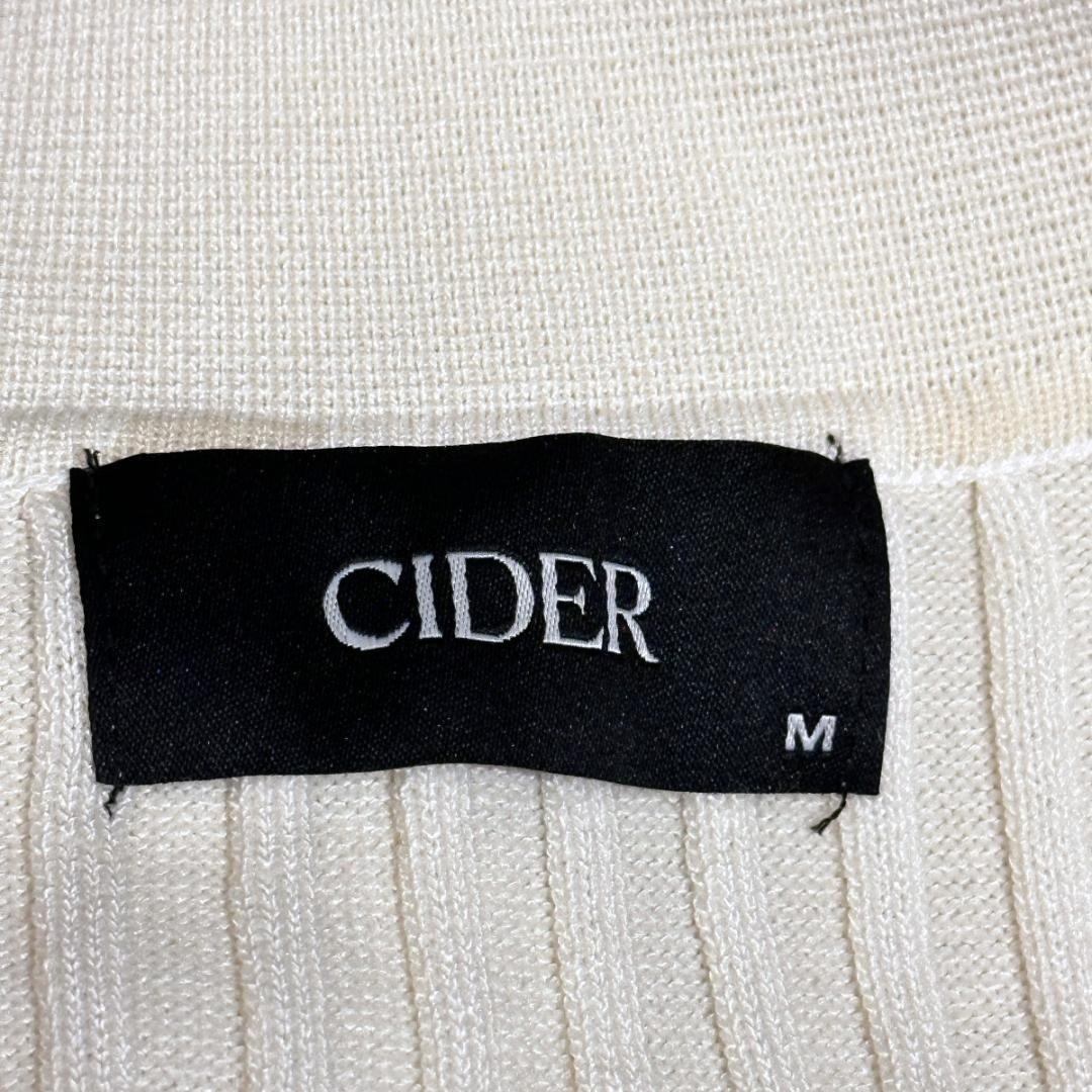 CIDER　Msize　ポロシャツリブニットワンピース　ak412_画像7