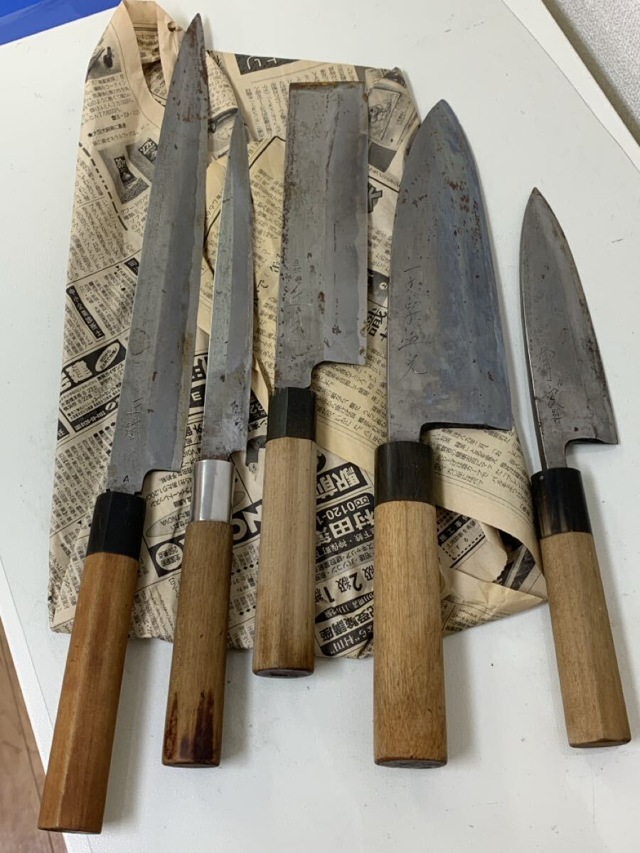 職人包丁5本セット 包丁_画像1