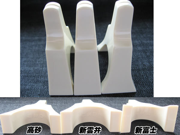 13絃 お箏(お琴)用 白象 箏柱(琴柱)セット 【玉龍 新雲井】 高重量タイプ 幅中間_画像3
