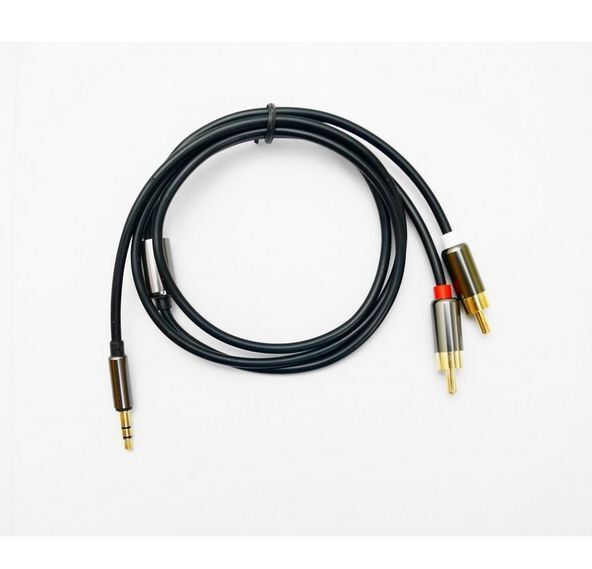 3.5mm 3極 ステレオミニプラグ(オス) 変換 RCAプラグ(オス) 2m オーディオケーブル /A014-2_画像5