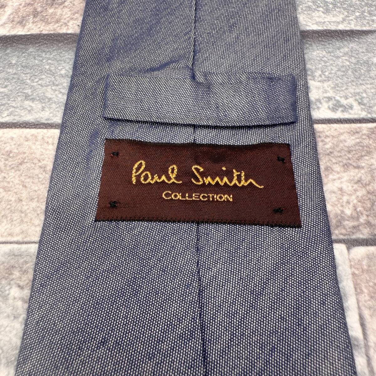 ▼Paul Smith▼ポールスミス ネクタイ 無地 ソリッドタイ グレー メンズ 中古 宅急便 即決_画像8