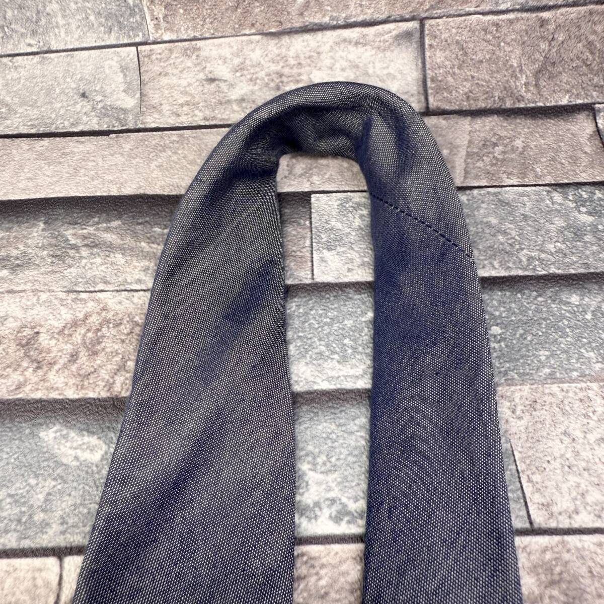 ▼Paul Smith▼ポールスミス ネクタイ 無地 ソリッドタイ グレー メンズ 中古 宅急便 即決_画像10