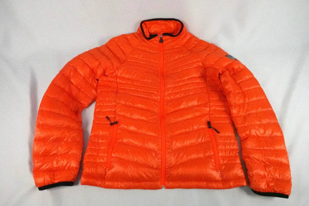 Emporio Armani エンポリオアルマーニ オレンジ ダウン ジャケット ブルゾン 衣類 Lサイズ ブランド 冬季