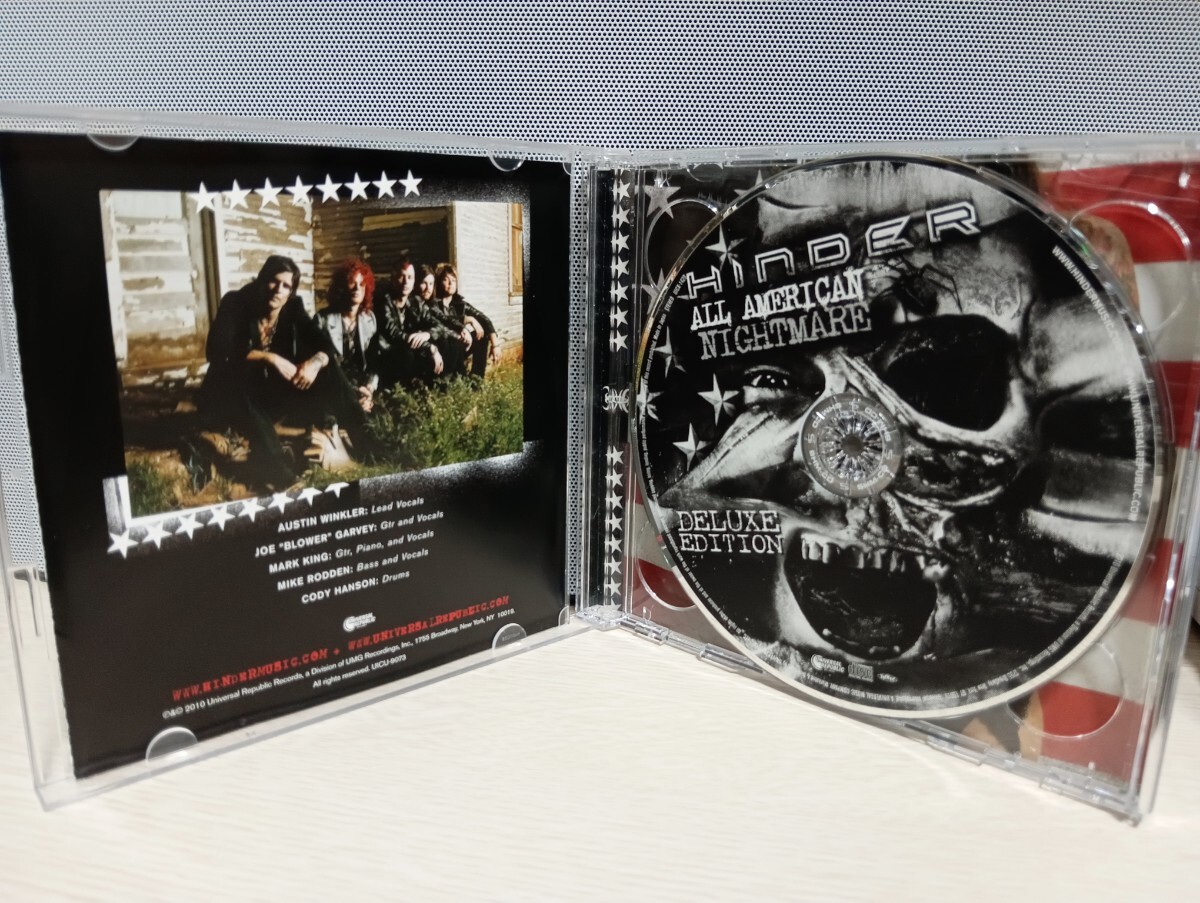 ☆HINDER☆ALL AMERICAN NIGHTMARE DELUXE EDITION【国内盤】ヒンダー 限定盤 CD+DVD_画像3